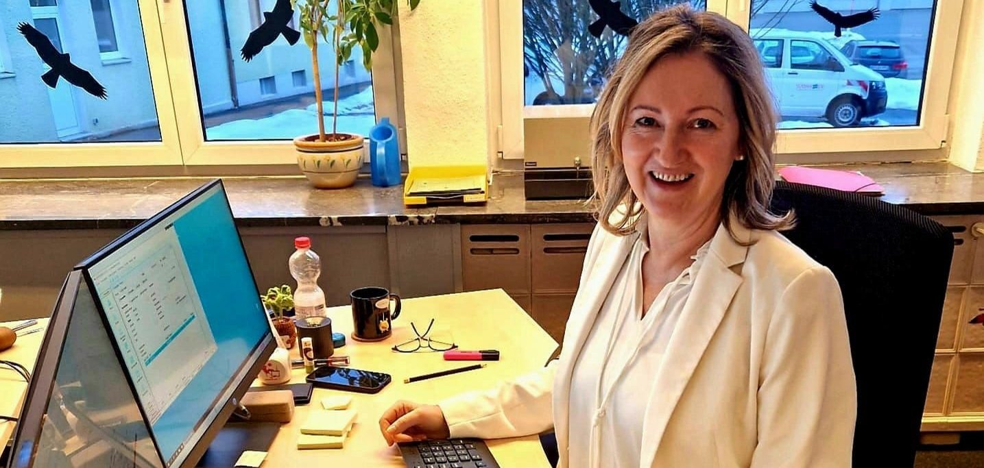 Das Bild zeigt Frau Beate Zapfe als neue Ansprechpartnerin der Veolia Wasser GmbH Deutschland in Rehau