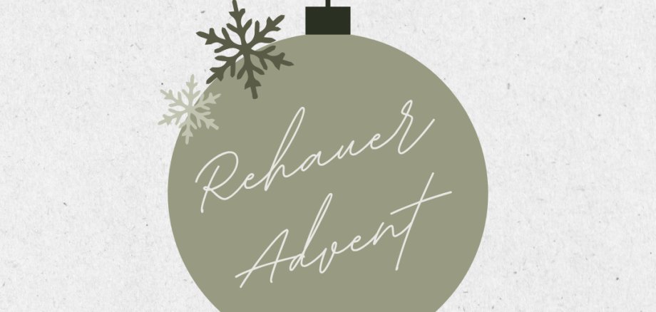Creme Rot Grün Illustrativ Stilvoll Weihnachten Advent Zahlen Instagram Post - Rehauer Advent