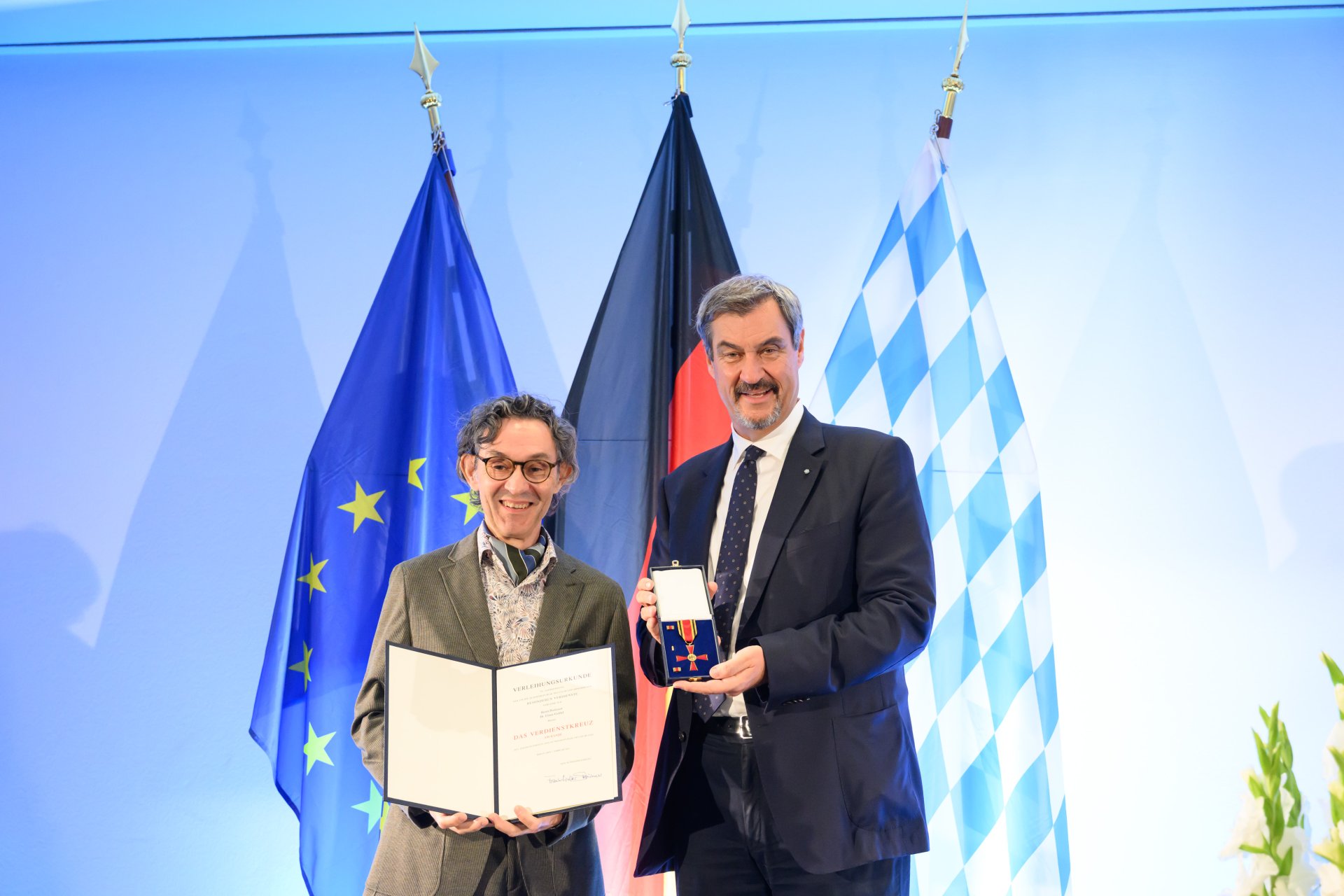 Verleihung von Bundesverdienstorden mit Ministerpräsident Dr. Markus Söder Verleihung von Bundesverdienstorden mit Ministerpräsident Dr. Markus Söder