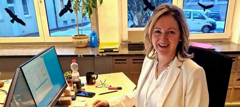 Das Bild zeigt Frau Beate Zapfe als neue Ansprechpartnerin der Veolia Wasser GmbH Deutschland in Rehau