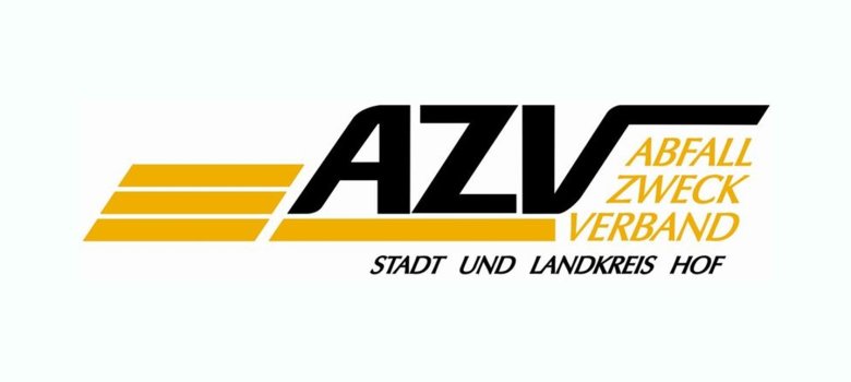 Die Grafik zeigt das Logo AZV Stadt und Landkreis Hof.