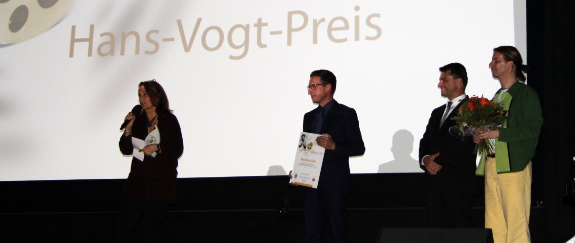 Das Bild zeigt die Hans-Vogt-Filmpreisträgerin Link von 2019.