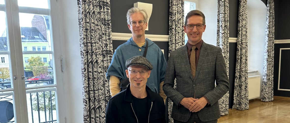 Das Foto zeigt den Hans-Vogt-Filmpreisträger Schwaiger von 2023.