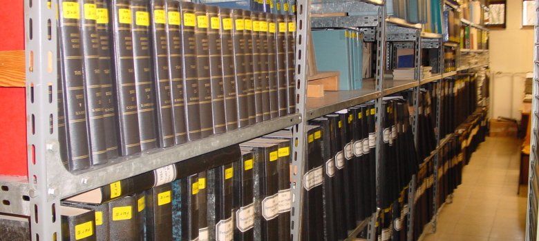 Das Bild zeigt das Rehauer Stadtarchiv.