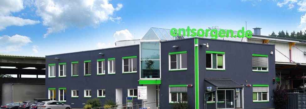 Das Bild zeigt das unternehmen entsorgen.de in Kühschwitz von außen.