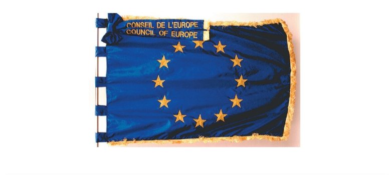 Das Bild zeigt die Europafahne.